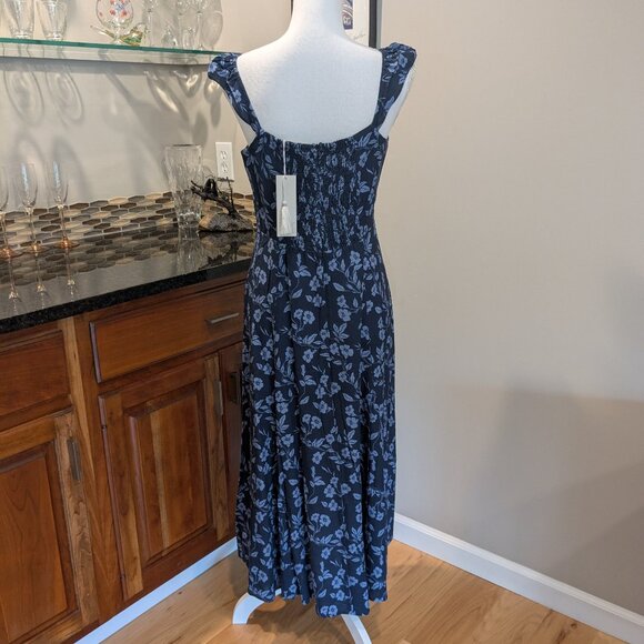 NEW Calypso St. Barth "Carine" Linen Blend Floral Midi Dress | Size S | NWT - Picture 3 of 7